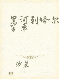 黑河到哈尔滨的客车