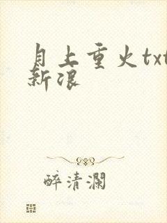 月上重火txt新浪