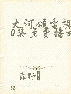 大河颂电视剧40集免费播放
