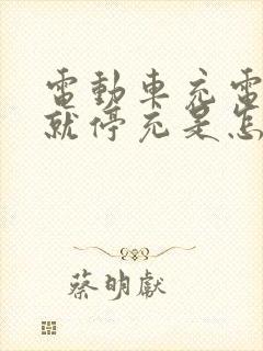 电动车充电不满就停充是怎么回事