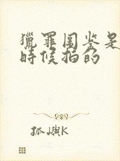 猎罪图鉴是什么时候拍的