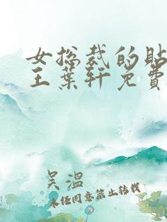 女总裁的贴身兵王叶轩免费阅读