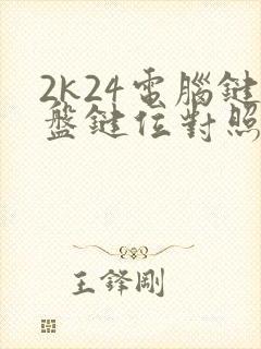 2k24电脑键盘键位对照表