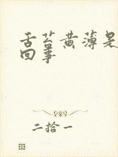 舌苔黄薄是怎么回事