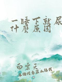 一睡下就尿多是什么原因