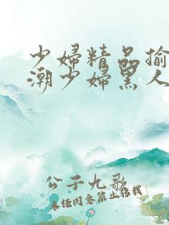 少妇精品揄拍高潮少妇黑人