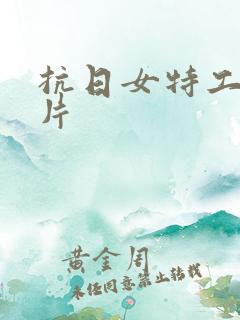 抗日女特工谍战片