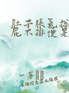 肚子胀气总是放屁不排便是怎么回事