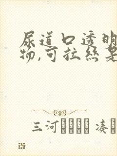 尿道口透明分泌物,可拉丝是怎么回事