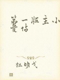 第一版主小说网爱站