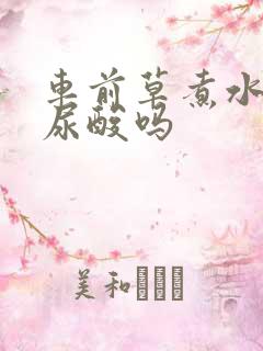 车前草煮水喝降尿酸吗