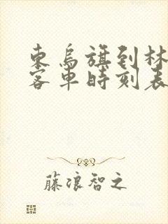 东乌旗到林西的客车时刻表