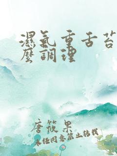 湿气重舌苔白怎么调理