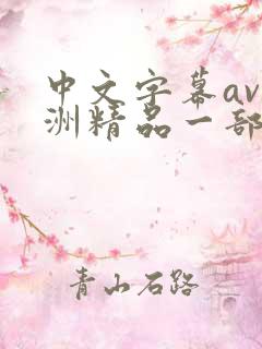 中文字幕av亚洲精品一部