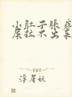 小肚子胀疼想拉屎拉不出来怎么回事