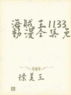 海贼王1133动漫全集免费观看