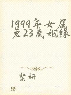 1999年女属兔23岁姻缘