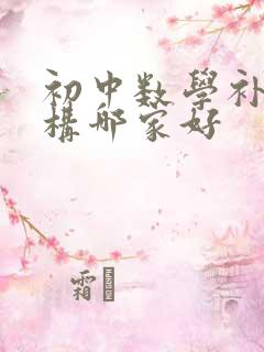 初中数学补课机构哪家好