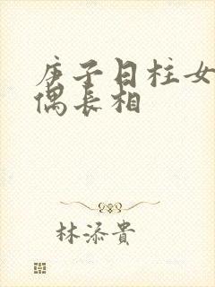 庚子日柱女命配偶长相