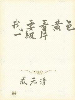 我要看黄色录像一级片