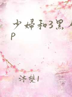 少妇和3黑人4p