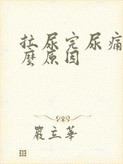 拉尿完尿痛是什么原因