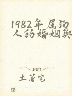 1982年属狗人的婚姻与命运