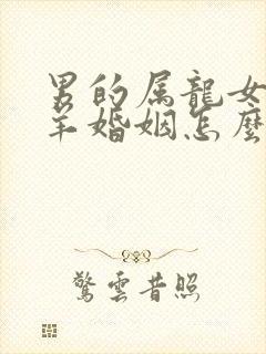 男的属龙女的属羊婚姻怎么样