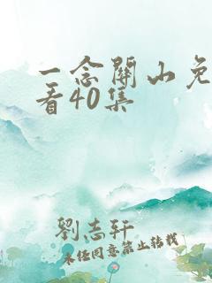 一念关山免费观看40集