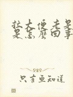 拉大便老是放屁是怎么回事