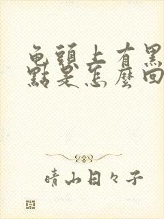 龟头上有黑色斑点是怎么回事?