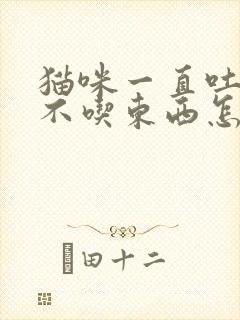 猫咪一直吐黄水不吃东西怎么办