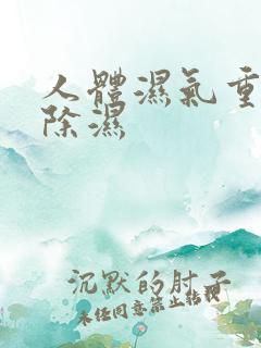 人体湿气重怎样除湿