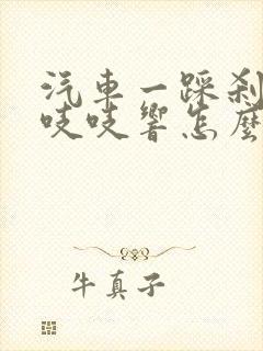 汽车一踩刹车就吱吱响怎么回事