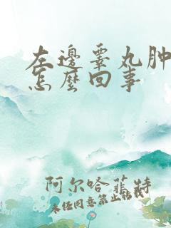 左边睾丸肿疼是怎么回事