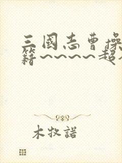 三国志曹操传秘籍~~~~超全