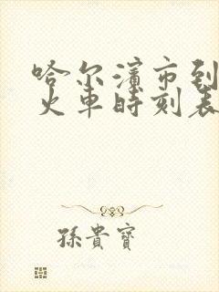 哈尔滨市到漠河火车时刻表