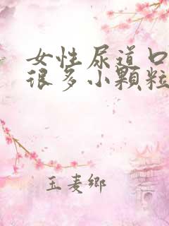 女性尿道口上有很多小颗粒