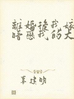 离婚后我嫁给了暗恋我的大佬短剧