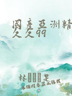 国产亚洲精品久久久99