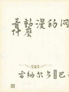 看动漫的网站叫什么