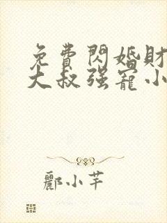 免费闪婚财阀:大叔强宠小娇妻小说