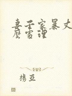 妻子家暴丈夫怎么处理