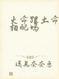 火命跟土命夫妻相配吗