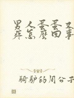 男人蛋蛋又肿又疼怎么回事