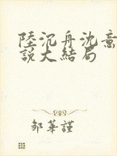 陆沉舟沈意欢小说大结局