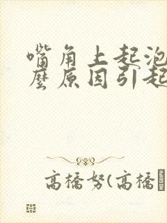 嘴角上起泡是什么原因引起的