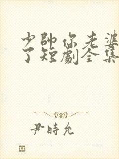 少帅你老婆又跑了短剧全集免费播放