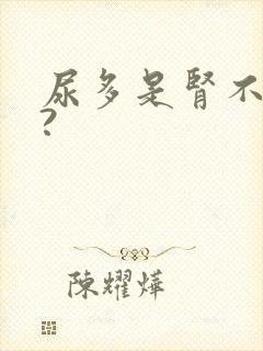 尿多是肾不好吗?