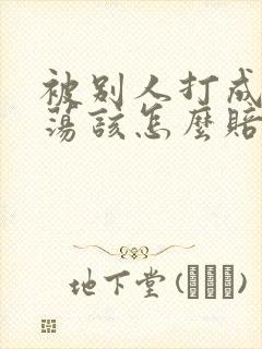 被别人打成脑震荡该怎么赔偿